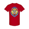 thumbnail image 1 of Lion Colorful Design T-Shirt Men -Image by Shutterstock, Male Small, 1 of 2