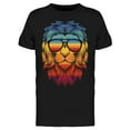 thumbnail image 1 of Lion Cool Retro Eyeglasses T-Shirt Men -Image by Shutterstock, Male x-Large, 1 of 2