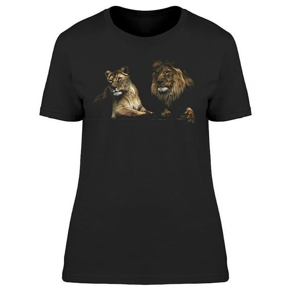 Lion Couple T-Shirt Women -Image by Shutterstock, Female x-Large
