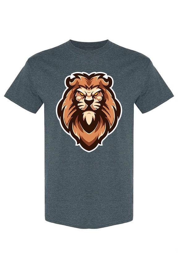 Lion Design T-Shirt Men -Image by Shutterstock, Male Medium