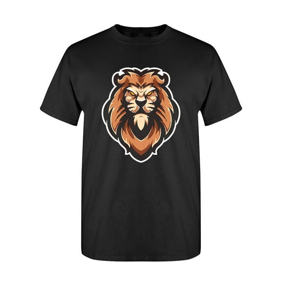 Lion  Design T-Shirt Men -Image by Shutterstock, Male x-Large