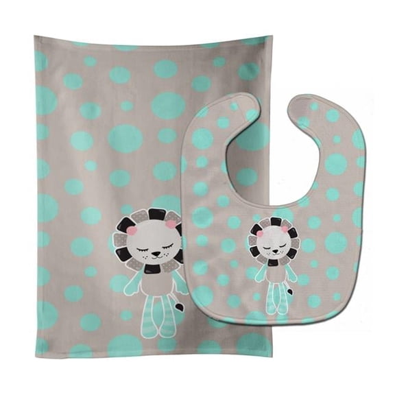 Lion Doll Baby Bib & Burp Cloth