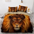 thumbnail image 1 of Lion Duvet Cover Set,Bedding Set for Kids and Adult, Home Decor, Full Size, 1 of 4