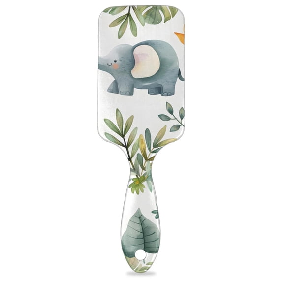 Lion Elephant Giraffe Air Cushion Comb Large Giraffe PrintHair Brush ,for Men, Women and Children Long and Short Curly Hair, Straight Hair, Dry Hair, Wet Hair, Reduce Hair Tangles