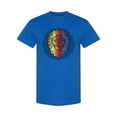thumbnail image 1 of Lion Ethnic Design T-Shirt Men -Image by Shutterstock, Male XX-Large, 1 of 2