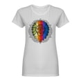 thumbnail image 1 of Lion Ethnic Style Design Shaped Tee Women's -Image by Shutterstock, 1 of 2