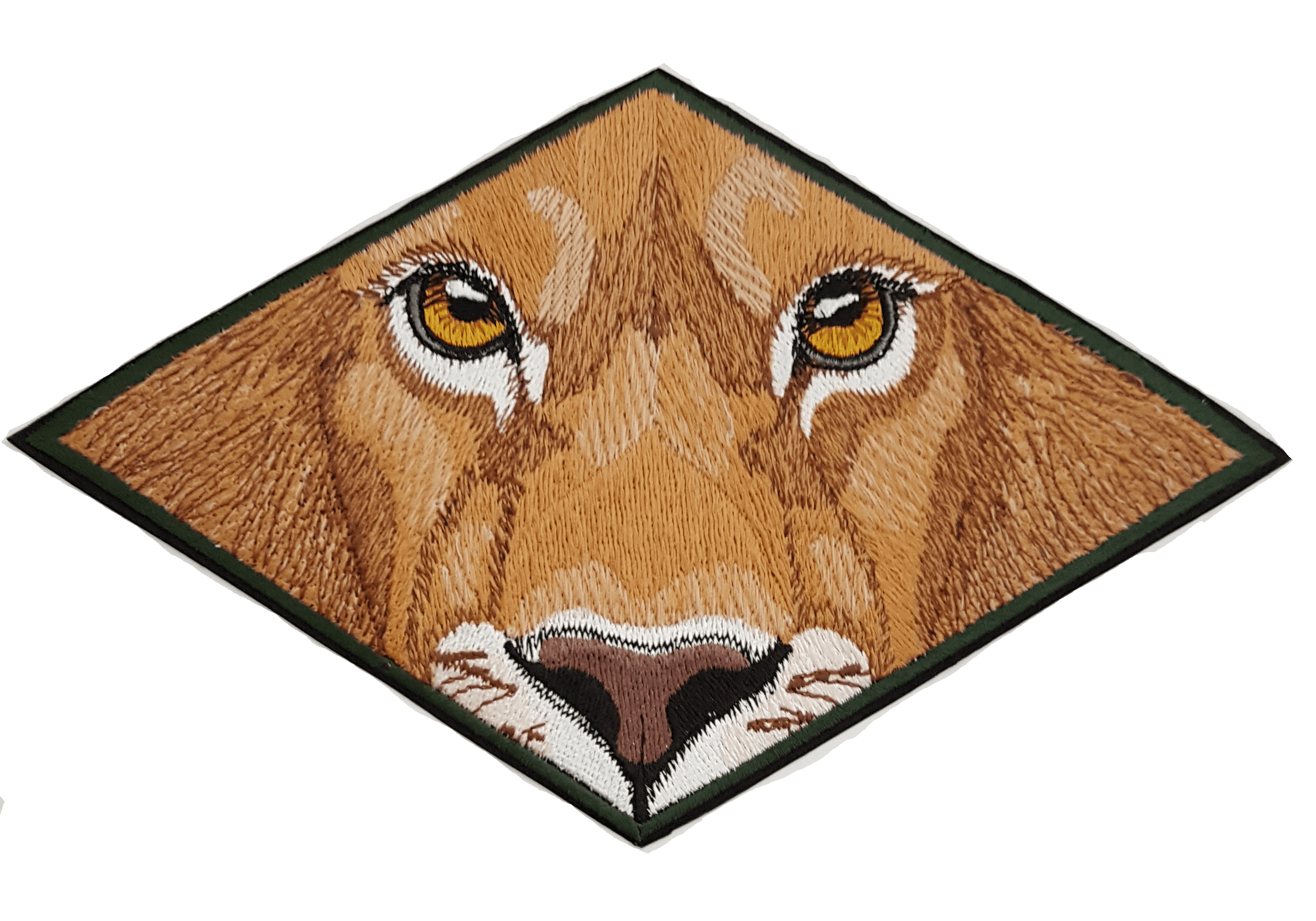 Lion Eyes Embroidered Patch 8.5 x 5.2 FREE USA SHIPPING