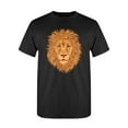 thumbnail image 1 of Lion Face Front View T-Shirt Men -Image by Shutterstock, Male Small, 1 of 2