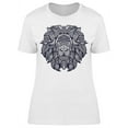 thumbnail image 1 of Lion Face W/cute Pattern T-Shirt Women -Image by Shutterstock, Female XX-Large, 1 of 2