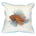 thumbnail image 1 of Lion Fish Guest Towel Large Indoor/Outdoor Pillow 18x18, 1 of 4