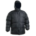 thumbnail image 1 of Lion Force Big & Tall Mens' Warm Puffer Coat Jacket Removable Hood Polar Fleece Lining (3X-large, Navy), 1 of 2