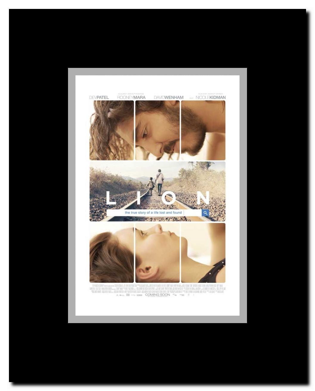 Lion Framed Movie Poster