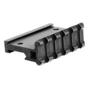 Lion Gears 90 Degree Angle Mount, 2.16in, 5 Slots, Black, Short