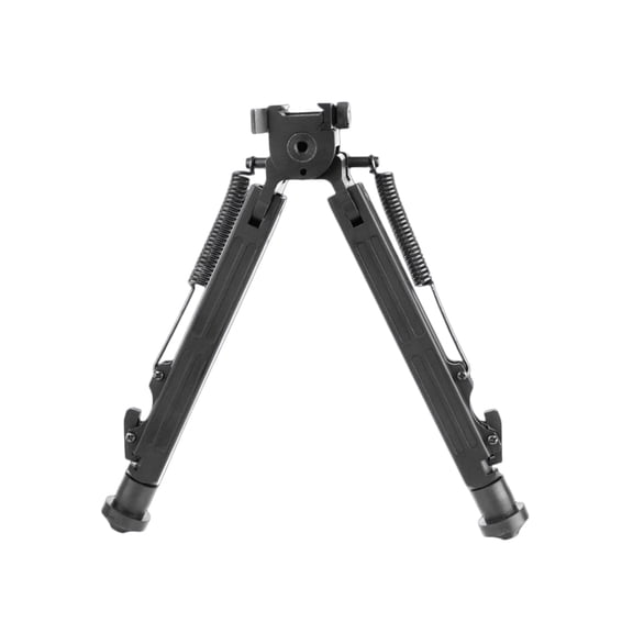 Lion Gears Scout-Pod Cuboid Spring-Lock Folding Bi-pods with Integrated Picatinny/Weaver Mounting Deck, 8.5in - 12.5in