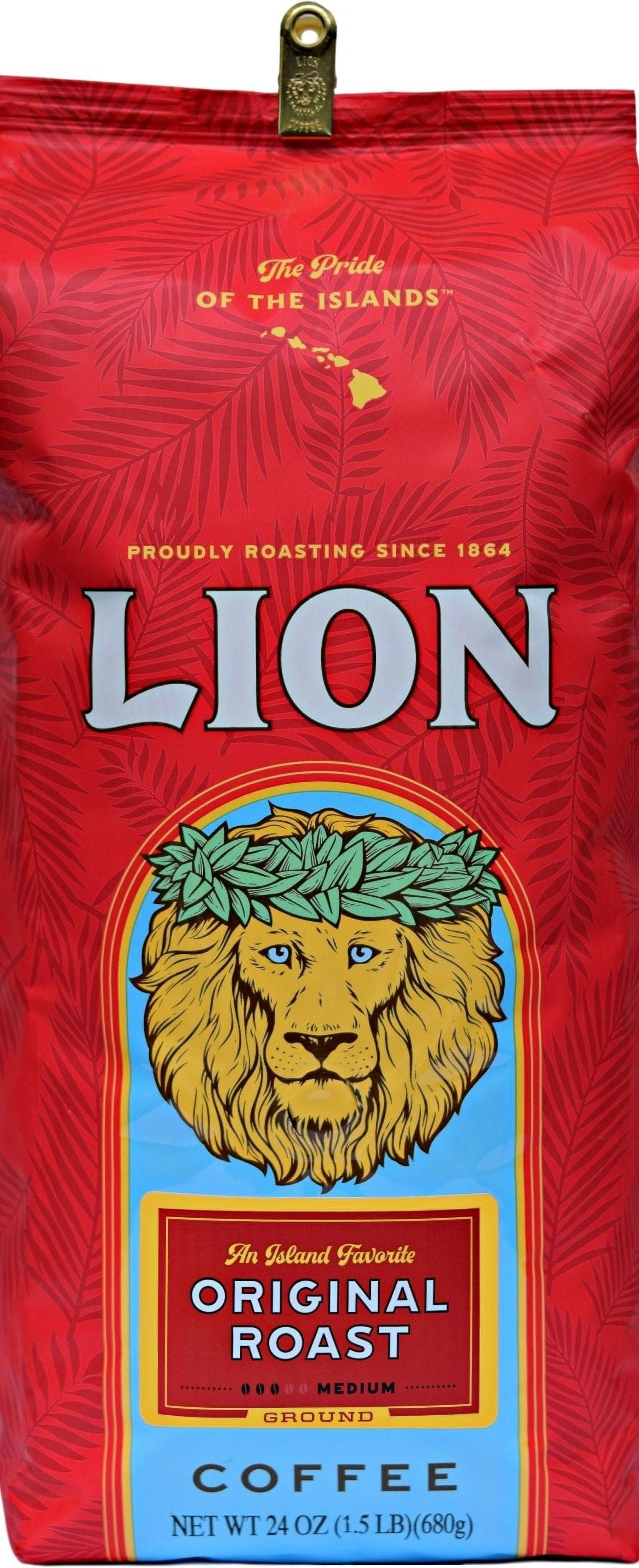 Lion Ground Coffee, Original Roast, 24 Oz