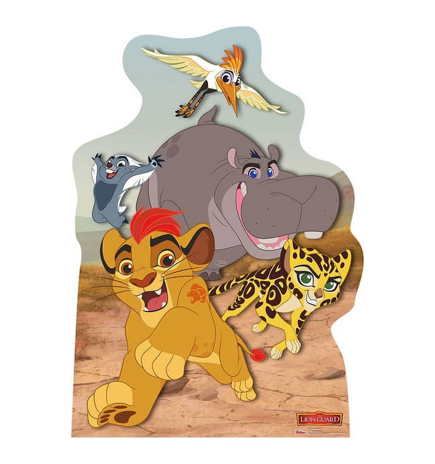 ADVANCED GRAPHICS Lion Guard Friends (from Disney's Lion Guard) Cardboard Stand-Up, 44in