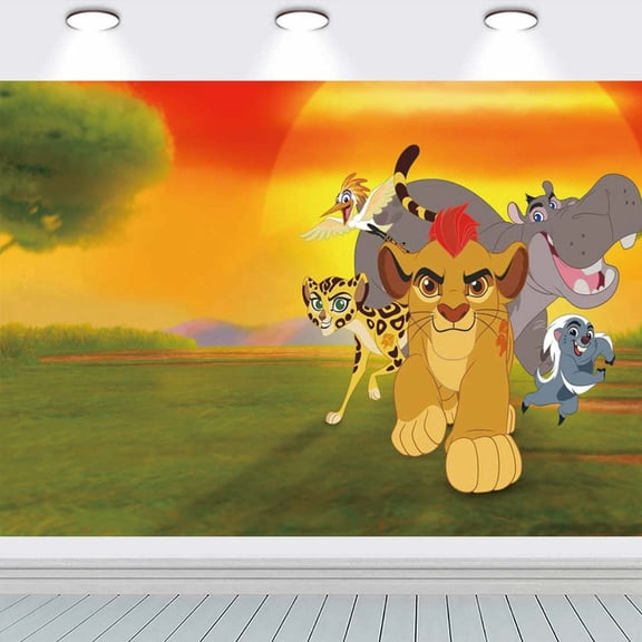Lion Guard Party Supplies Background Backdrop Taspestry Banner Poster Decor Decorations