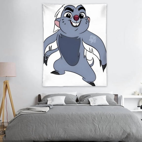 Lion Guard tapestry 40 x 60 inches with vivid colors realistic details easy to hang and clean adding artistic charm