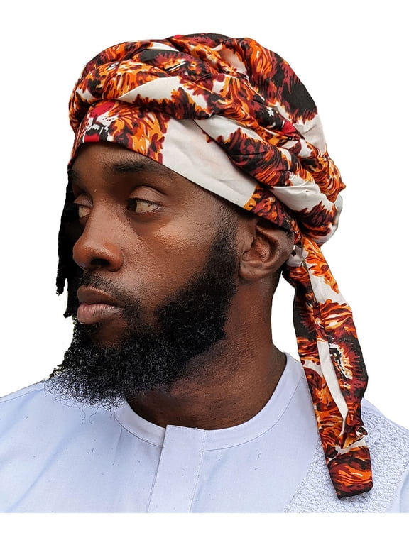 Lion Head African pre-tied Turban for Men