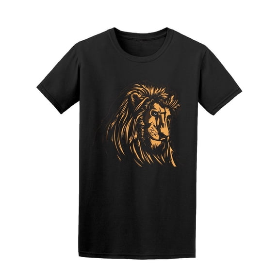 Lion Head Cartoon Tee Men's -Image by Shutterstock