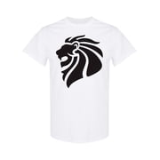 Lion Head Design T-Shirt Men -Image by Shutterstock, Male Small