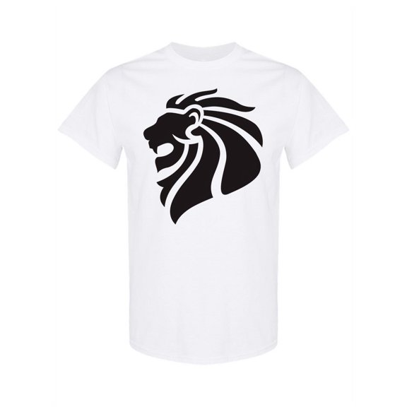 Lion Head  Design T-Shirt Men -Image by Shutterstock, Male x-Large