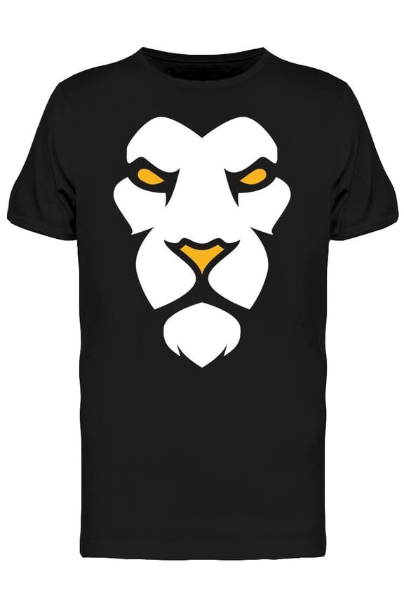 Lion Head Gamer Icon T-Shirt Men -Image by Shutterstock, Male Medium
