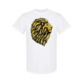 thumbnail image 1 of Lion Head Graphic T-Shirt Men -Image by Shutterstock, Male Small, 1 of 2