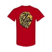 Lion Head Graphic T-Shirt Men -Image by Shutterstock, Male XX-Large