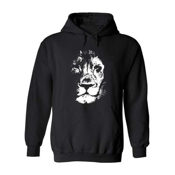 Lion Head Grunge Style Hoodie Women -Image by Shutterstock, Female Large