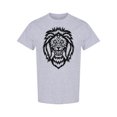 thumbnail image 1 of Lion Head Line Art T-Shirt Men -Image by Shutterstock, Male 3X-Large, 1 of 2
