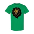 thumbnail image 1 of Lion Head Mascot  Design T-Shirt Men -Image by Shutterstock, Male 3X-Large, 1 of 2