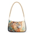 thumbnail image 1 of Lion Head PaintingWomen Small Shoulder Bag Crossbody Tote Hobo Bags Purse Clutch Handbags with Chain Strap for Women, 1 of 7
