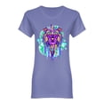 thumbnail image 1 of Lion Head Pop Art Shaped T-Shirt Women -Image by Shutterstock, Female Small, 1 of 2
