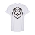 thumbnail image 1 of Lion Head Silhouette T-Shirt Men -Image by Shutterstock, Male XX-Large, 1 of 2