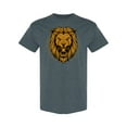 thumbnail image 1 of Lion Head Style T-Shirt Men -Image by Shutterstock, Male 3X-Large, 1 of 2