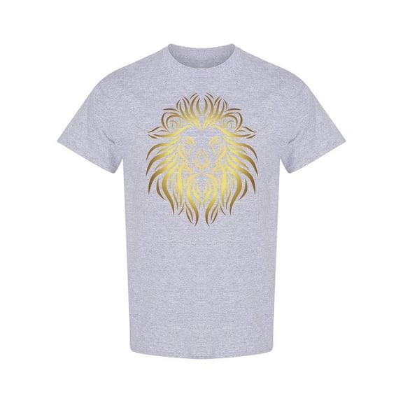 Lion Head Tattoo Design T-Shirt Men -Image by Shutterstock, Male Large