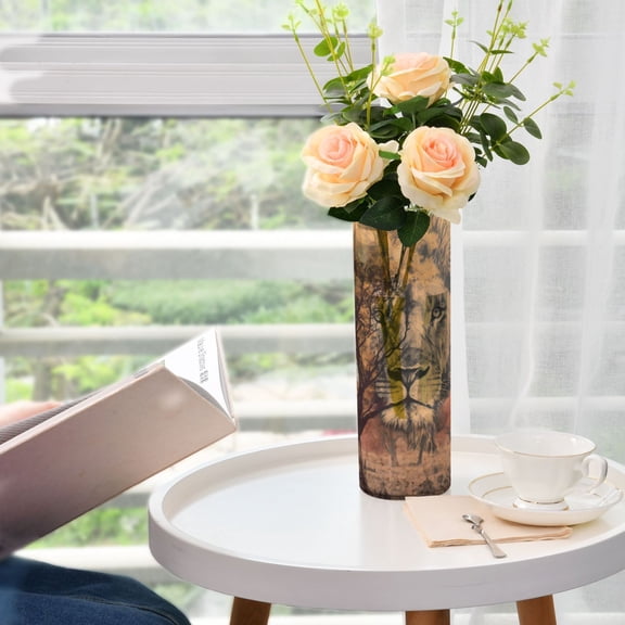 Lion Head Trees Vases for Flowers Modern Decorative Vase Home Decor for Bedroom Kitchen Living Room Centerpieces