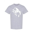 thumbnail image 1 of Lion Head White Design T-Shirt Men -Image by Shutterstock, Male Large, 1 of 2