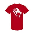 thumbnail image 1 of Lion Head White Design T-Shirt Men -Image by Shutterstock, Male Small, 1 of 2