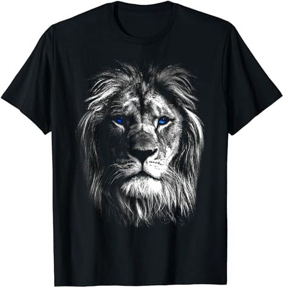 Lion-Head-With-Blue-Eyes-For-