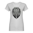 thumbnail image 1 of Lion Head With Ornaments Shaped T-Shirt Women -Image by Shutterstock, Female XX-Large, 1 of 2