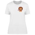thumbnail image 1 of Lion Holding Tiny Heart T-Shirt Women -Image by Shutterstock, Female Medium, 1 of 2