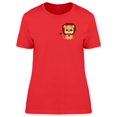 thumbnail image 1 of Lion Holding Tiny Heart T-Shirt Women -Image by Shutterstock, Female x-Large, 1 of 2