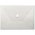 thumbnail image 1 of Lion Hook and Loop Closure Poly Envelopes A4 - 8 17/64" x 11 11/16" Sheet Size - Poly - Clear - Recycled - 1 Each, 1 of 4
