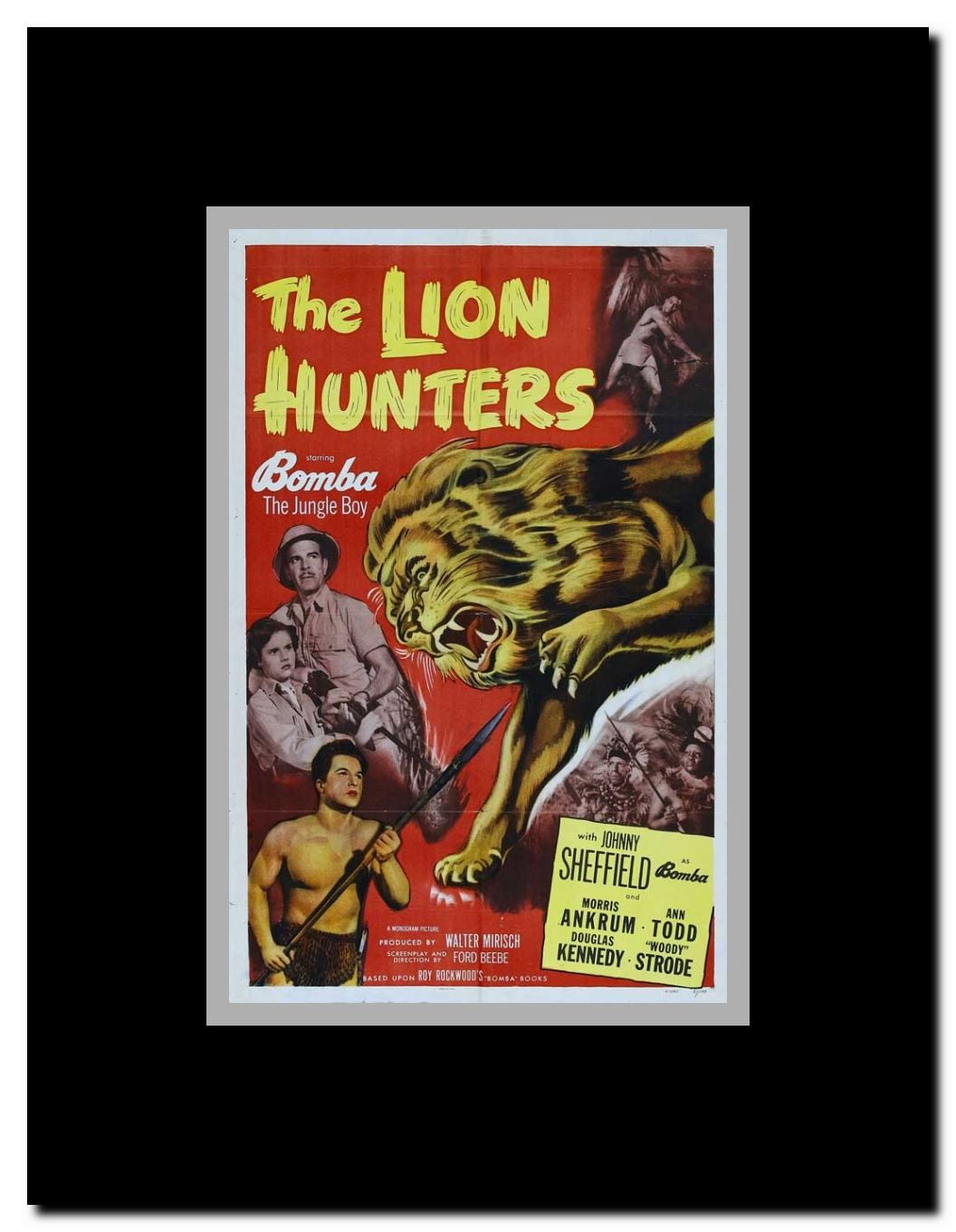 Lion Hunters The Framed Movie Poster