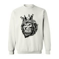 thumbnail image 1 of Lion In The Crown Sweatshirt Men -Image by Shutterstock, Male x-Large, 1 of 4