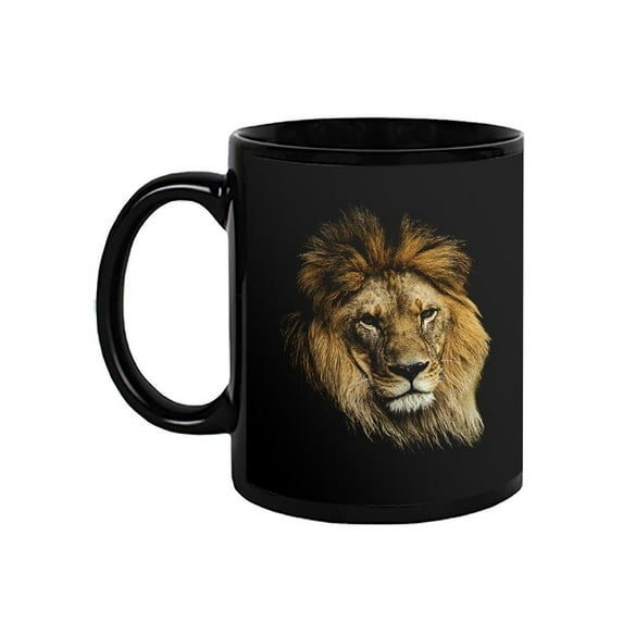 Lion In The Dark Mug - SPIdeals Designs,