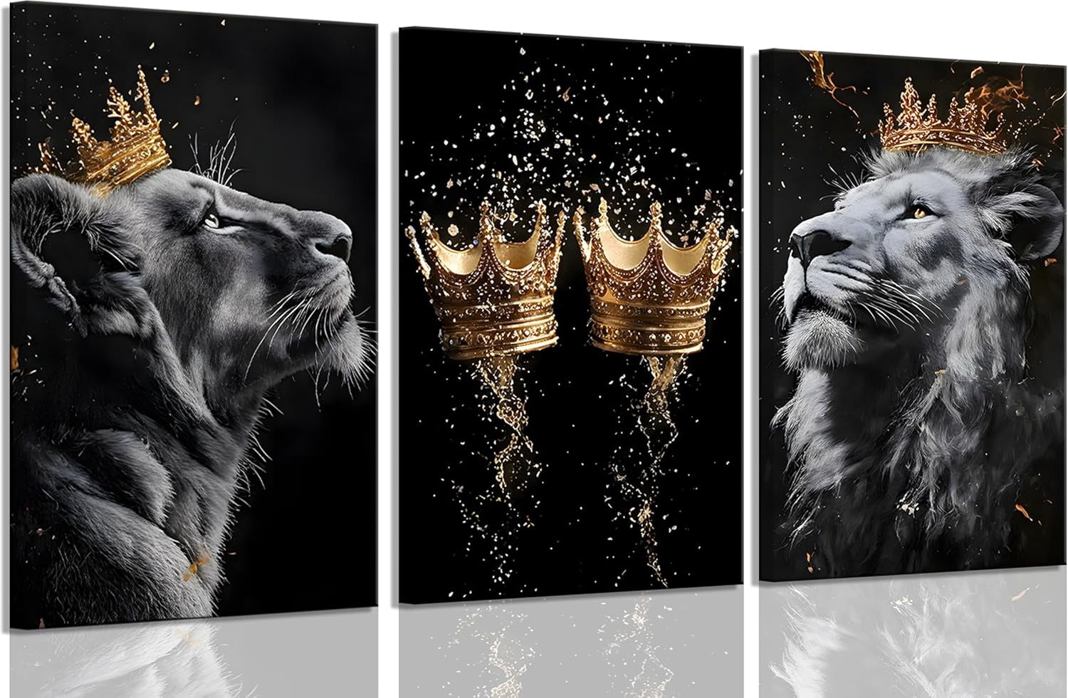 Déco Murale Lion Avec Citation Motiv’ – Parfait Pour Ta Salle De Sport à La Maison !