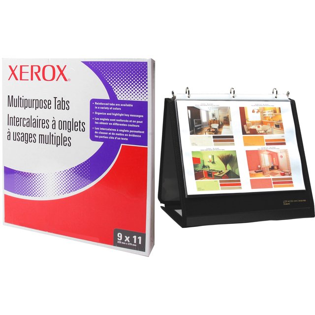 Lion InstaCover Ring Easel Binder and Xerox 3Hole Straight Collated